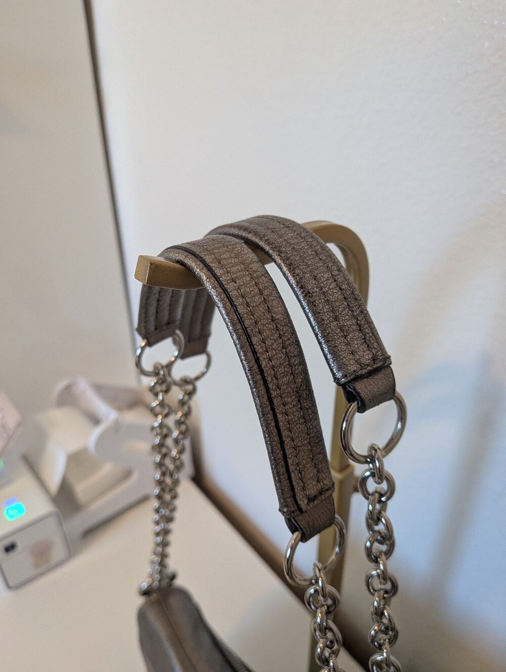 Coach Metallic Chelsea Flap Convertible Shoulder Bag EUC - Picture 10 of 13